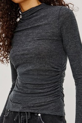 RAILS New Women's Joelle Top Charcoal All Sizes Ships Free (MSRP $168+)