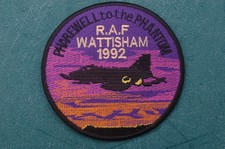RAF - PHAREWELL TO THE PHANTOM - Iron/ Sew On Patch No3452