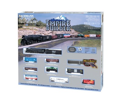 Bachmann 24009 N Scale Empire Builder Steam Starter Freight Train Set