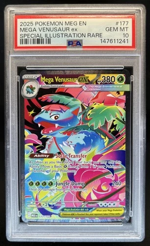 2025 Pokemon Venusaur ex Special Illustration Rare #177/132 PSA 10 GEM MINT