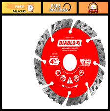 Diablo Diamond Segmented Turbo Masonry Cut - Off Blade for Concrete, Brick and B