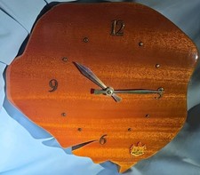 Rare KOA Wood  Vintage  Wall Clock Gorgeous W...
