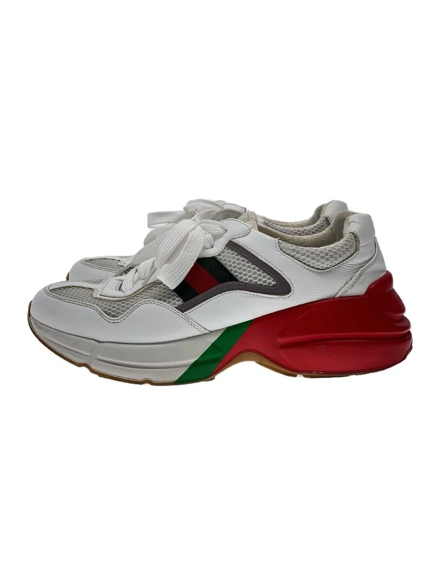 Baskets basses Gucci blanches 643491 homme chaussures décontractées occasion