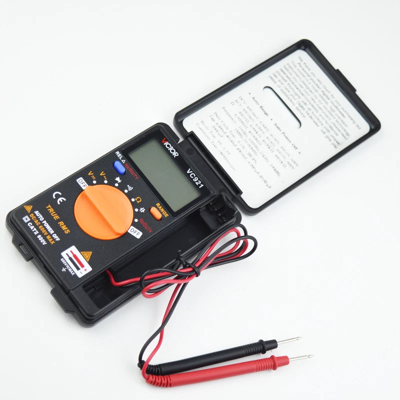 Victor VC921 DMM integriertes persönliches Hand-Mini-Digital-Multimeter mit Tasche KD - Bild 2 von 4