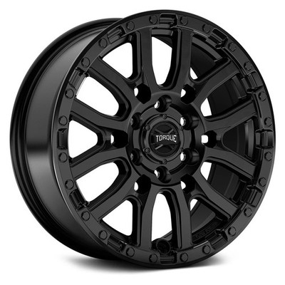 Torque TW501R CANYON Wheels 16x7 (50, 5x130, 78.1) Black Rims Set of 4