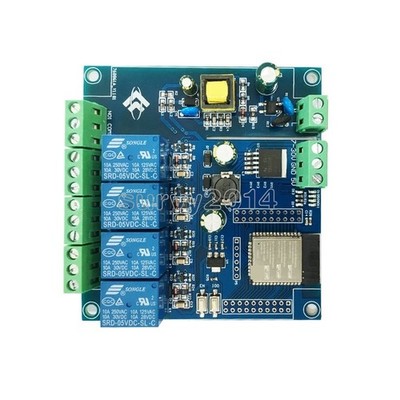 AC/DC ESP32 WIFI Bluetooth 4CH Relay Module ESP32 Development Board NEW