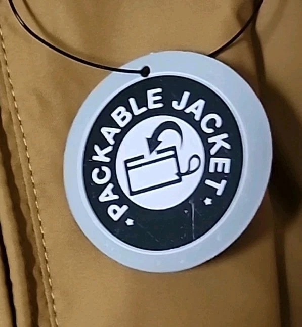 NWT Dri Duck Wheat Men’s 3XL Packable Wind & Water Resistant Jacket - Image 4 of 4