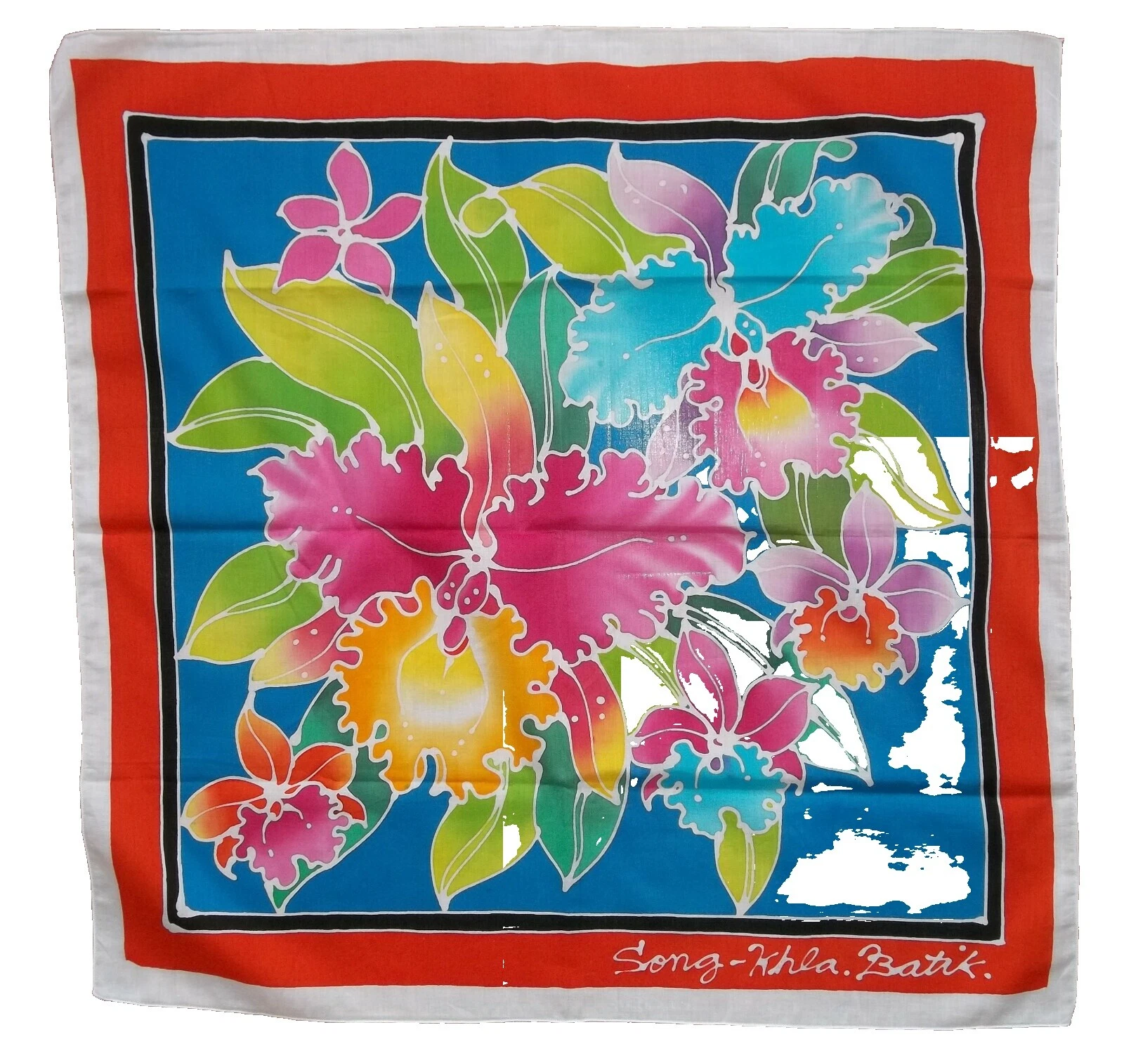 Batik Fabric Multicolor Panels