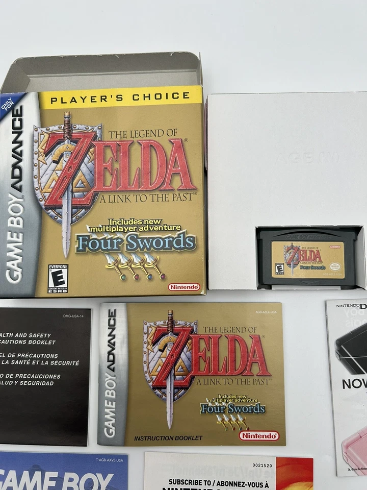 Nintendo Game Boy Advance 2002 Legend of Zelda Link to Past Four Swords Like New - Image 2 of 4