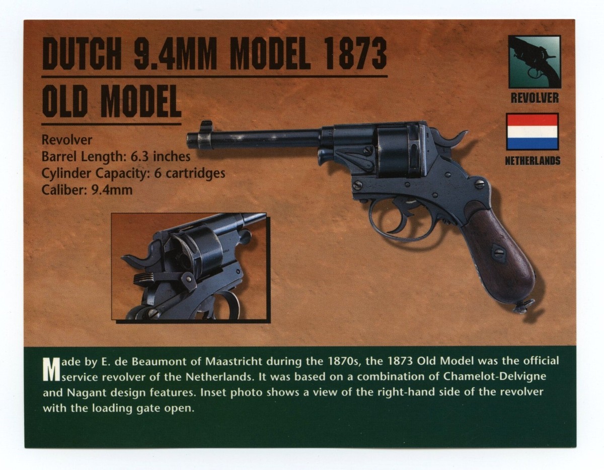 HISTORY　OF　REVOLVER　[VHS] Dutch 9.4mm Model 1873 Old Model Revolver Atlas Classic Firearms