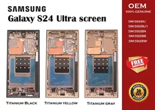 Samsung Galaxy S24 Ultra S928U Replacement 100% Genuine Screen with Frame (NEW)