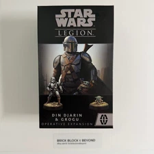 Fantasy Flight Games Star Wars Legion Din Djarin & Grogu Operative Expansion New