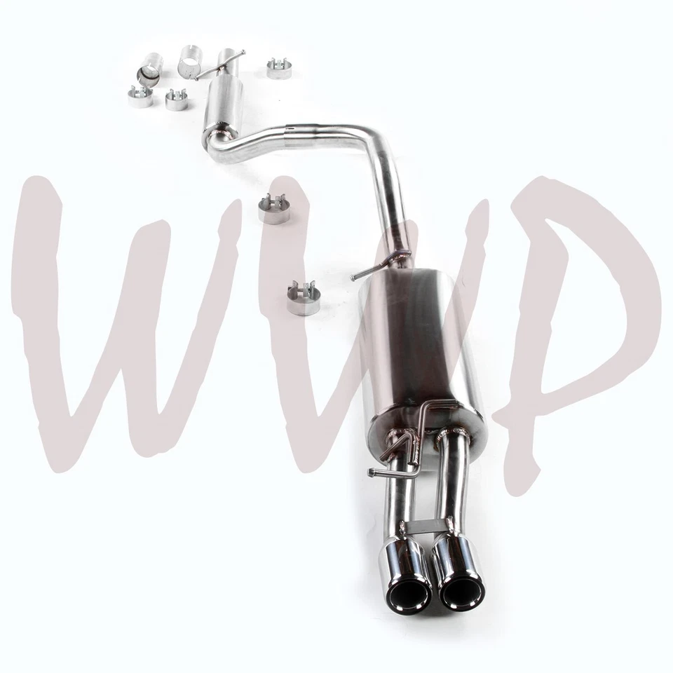 Stainless CatBack Muffler Exhaust System For 99-02 VW Golf GTI Beetle 1.8T/2.0L - Image 2 of 3