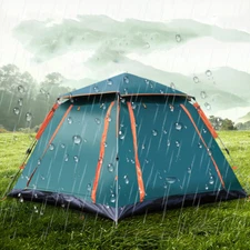 UV Protected Instant Cabin Tent Backpacking Tent 4 person Pop Up Tent 4 person