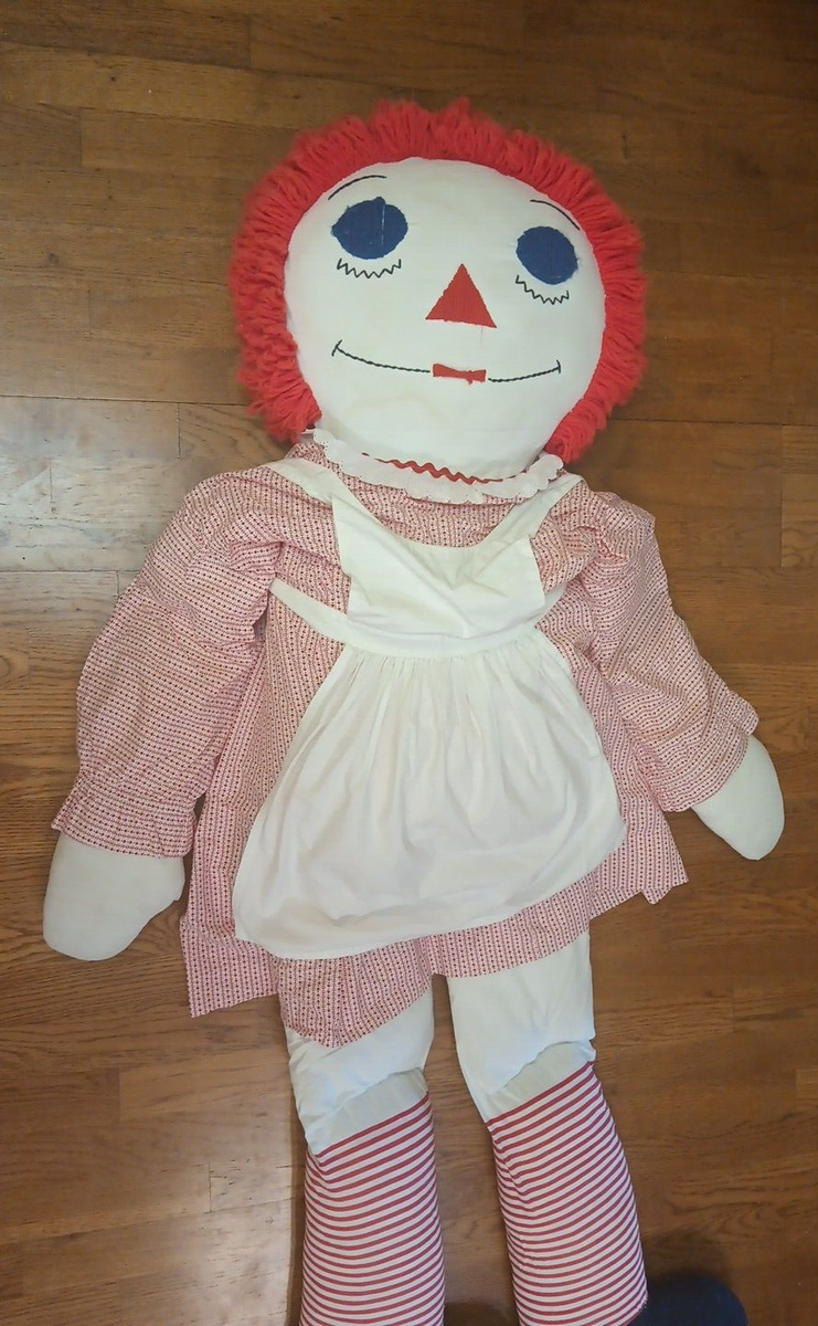 Vintage Life Size Raggedy Ann Doll 5 Feet 4 Inches Tall | eBay