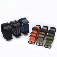 Fine Nylon Canvas Watch Strap Band Men Military for Casio G-SHOCK Connector 16mm