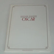 OSCAR PROMO MOVIE PRESS KIT 3 PHOTOS SYLVESTER STALLONE TIM CURRY JOHN LANDIS
