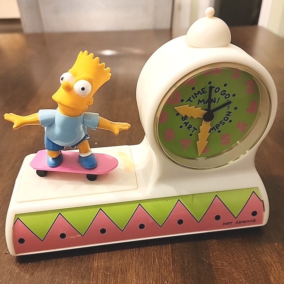 バート・シンプソン FM時計ラジオ バート・シンプソン FM時計ラジオ