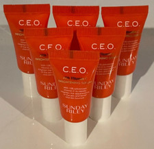6 -.17oz./5ml Sunday Riley C.E.O Vitamin C Brightening Serum CEO total 1oz./30ml