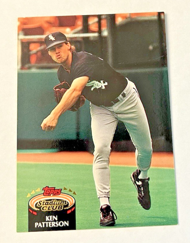 1992 Topps Stadium Club MLB Baseball Card #289 Ken Patterson Chicago White Sox