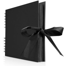 Photo Album Scrapbook - Photo Album Self Adhesive 80 Black Pages Large Photo ...