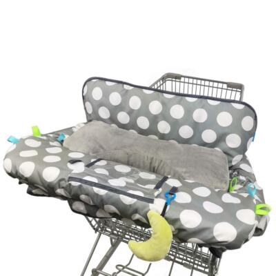 Shopping Cart Cover for Baby with Pillow Soft Velvet Bolster Positioner 6.5'' ...