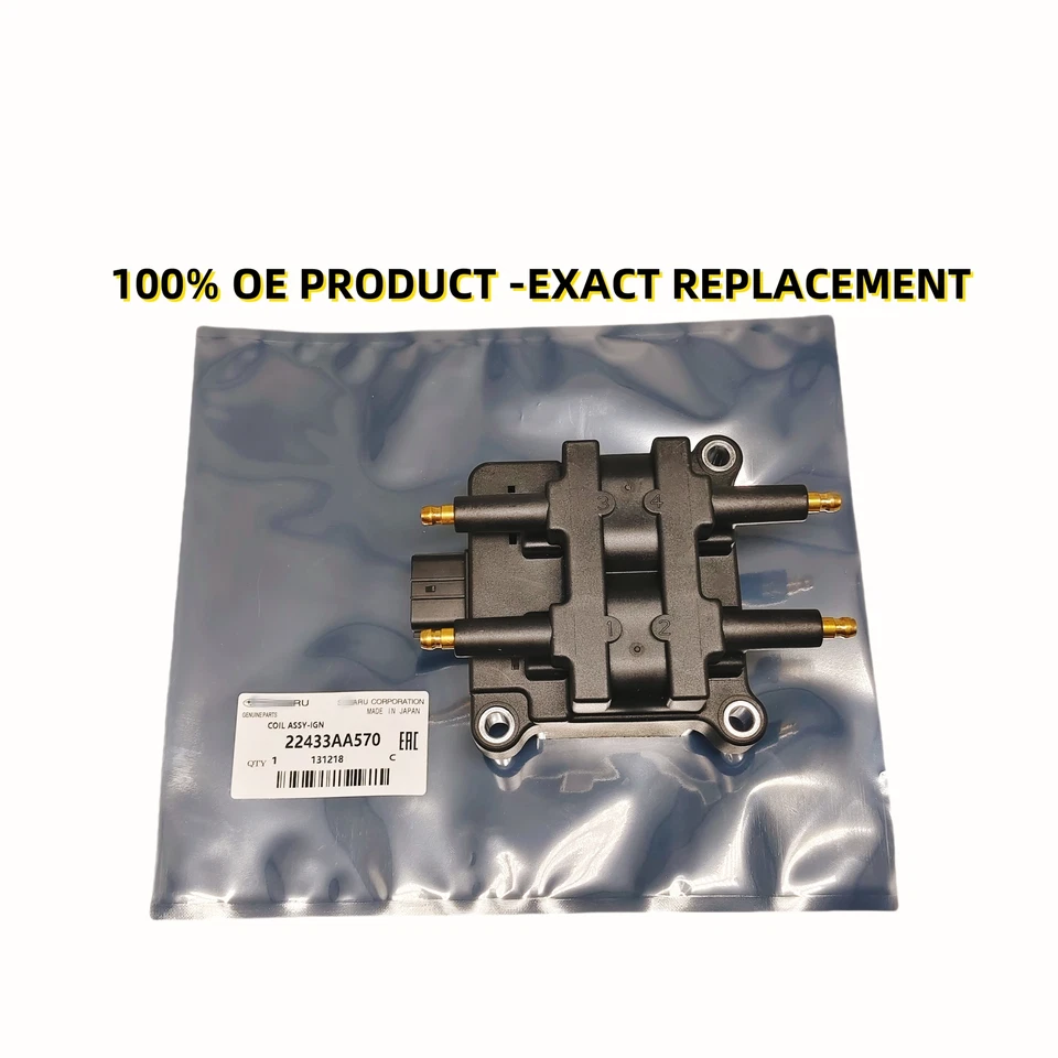 NEW 22433AA570 Ignition Coil Pack For Subaru Impreza Forester Legacy - Изображение 3 из 4