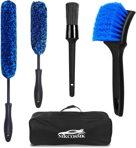 Wheel Brush, Wheel & Rim Cleaner Brush, Tire Brush, Wheel Cleaning Brush, Bendab