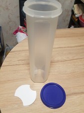 Tupperware Eidgenossen Vorratsbehälter Portionierer rund 1,1L Spagetti Gr-5 Blau