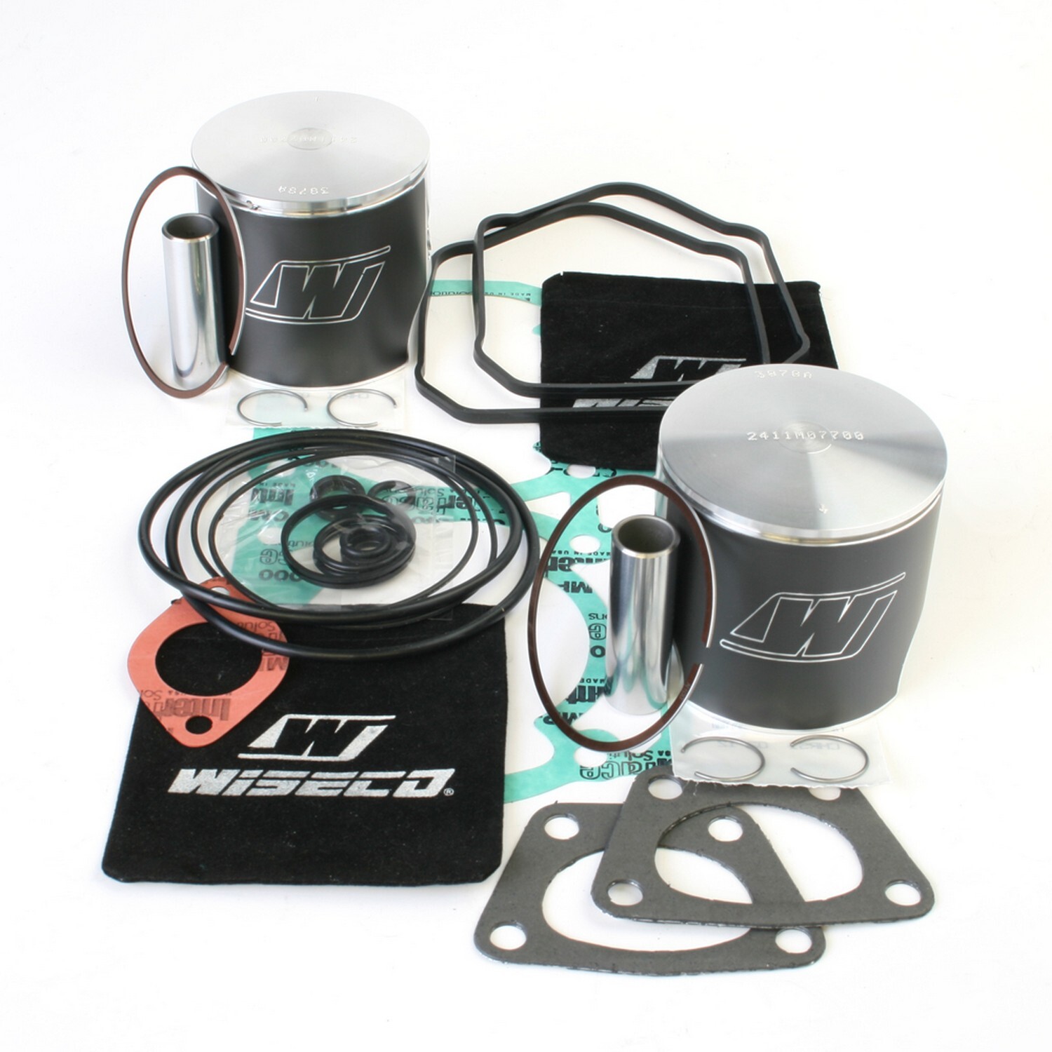 Wiseco 7700YC Ring Set - 0.8mm Top Ring & 1.5mm Oil Ring For 77.00mm Cylinder Bore