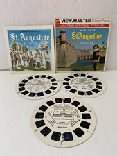 VIEW-MASTER vintage SET of 3 REELS St Augustine Florida GAF Packet A 981