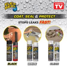 FLEX SEAL | Available In 3 Colours in 2 Sizes | Coat, Seal, Protect & Stop Leaks