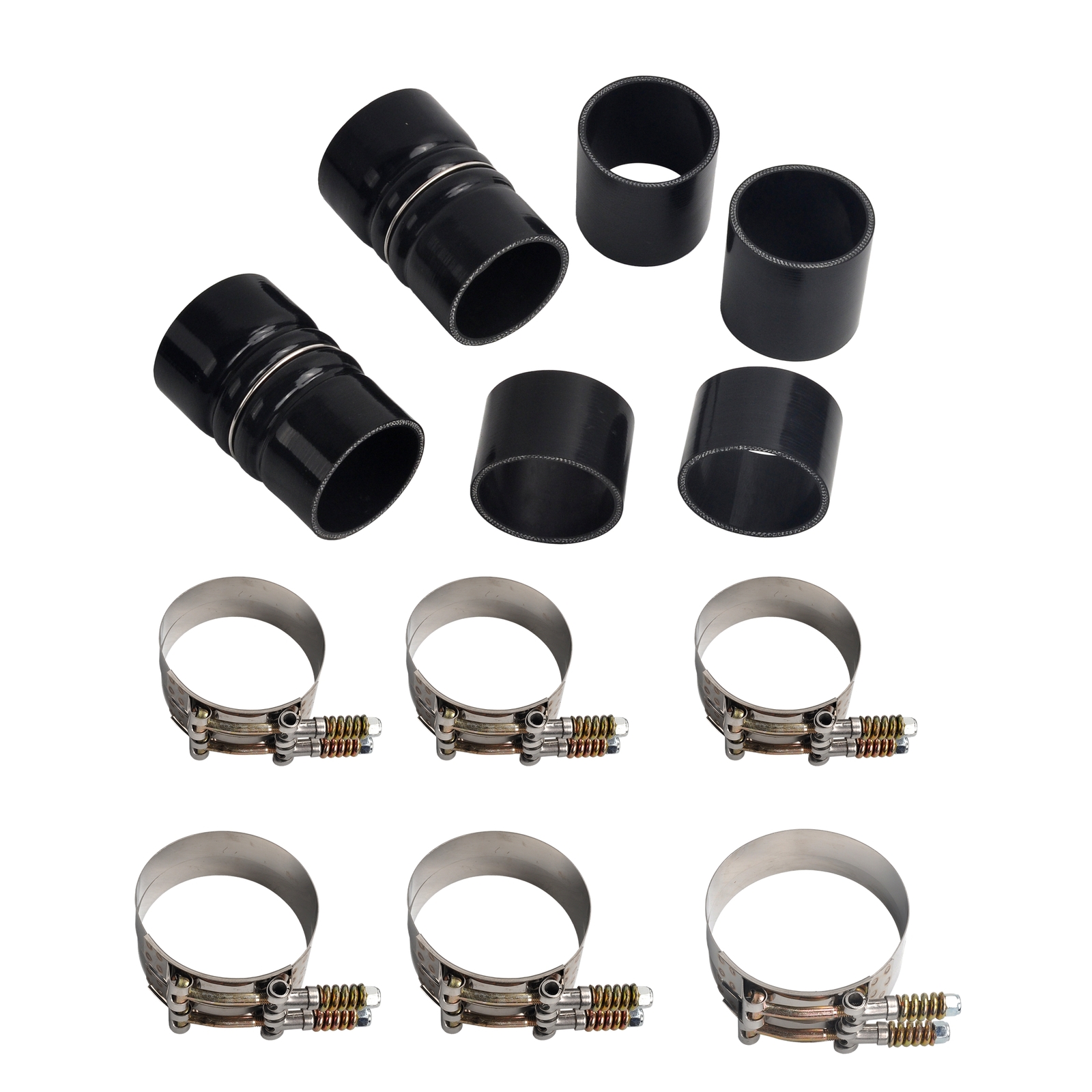 Upgraded Black Silicone Intercooler Boot & Clamp Kit for 1999-2003 Ford 7.3L Powerstroke