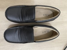 BOY S THE CHILDREN S PLACE SLIP ON DRESS SHOES, BLACK, SIZE 4