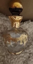 Interglass Italy Crystal Perfume - 24K Gold Pefume Bottle, Won't Last $100 Value