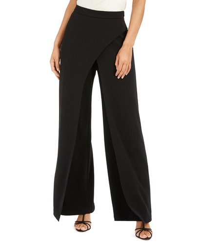 Adrianna Papell Womens Petite Draped 