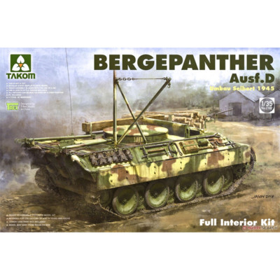 TAKOM 1/35 2102 BergePanther Ausf.D Umbau Seibert 1945 w/ Full Interior