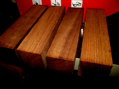 FOUR (4) BLACK WALNUT TURNING BLOCKS LUMBER LATHE WOOD BLANKS 3 X 3 X 12''