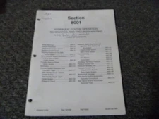 Agco 4755 Baler Accumulator Hydraulic System Operation & Schematics Manual xz