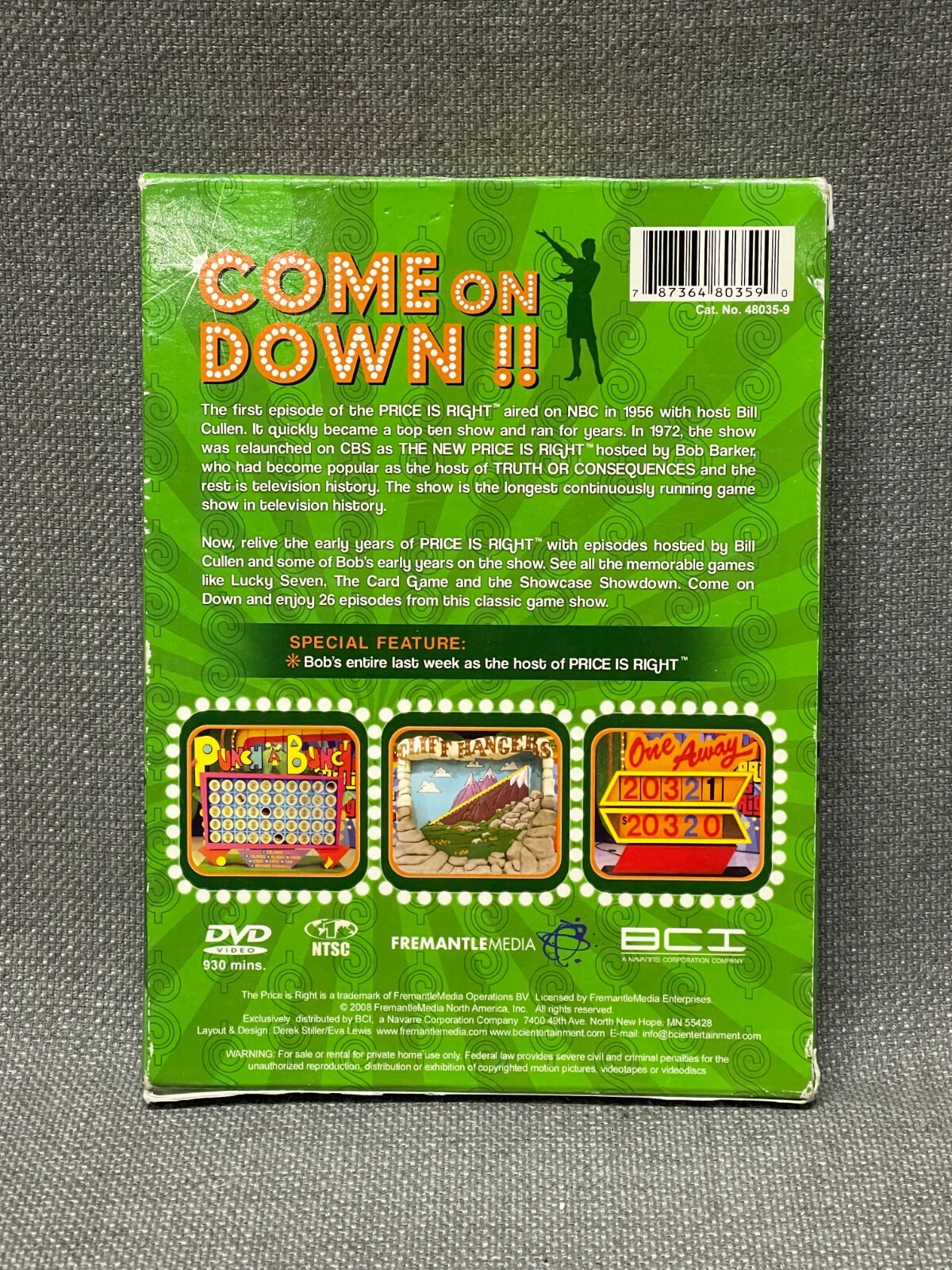 The Price is Right DVD, 2008, 4Disc Set 26 Classic Episodes