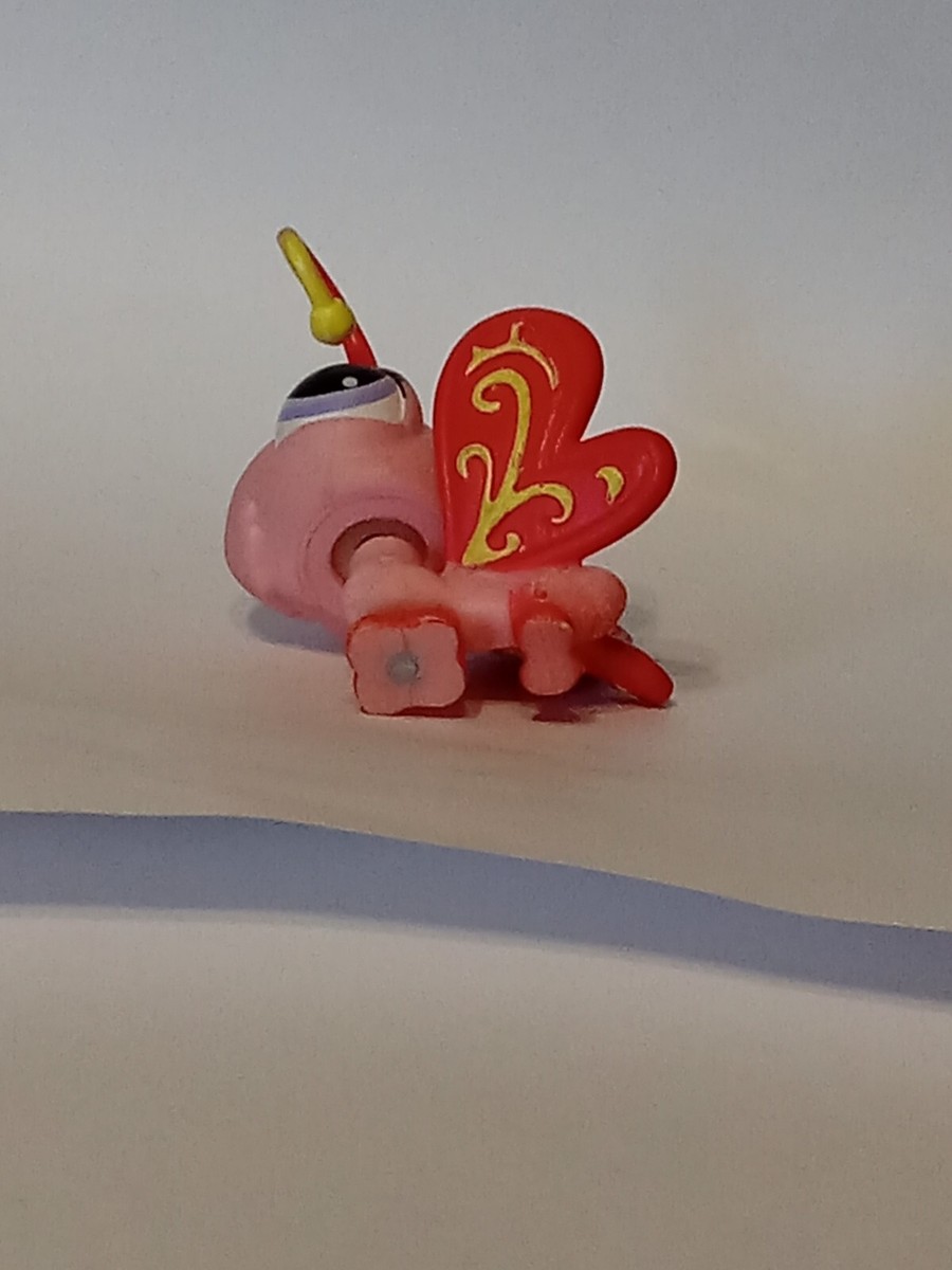 Figurine LPS Littlest Pet Shop 202 Papillon Rose Et Jaune - Hasbro Occasion
