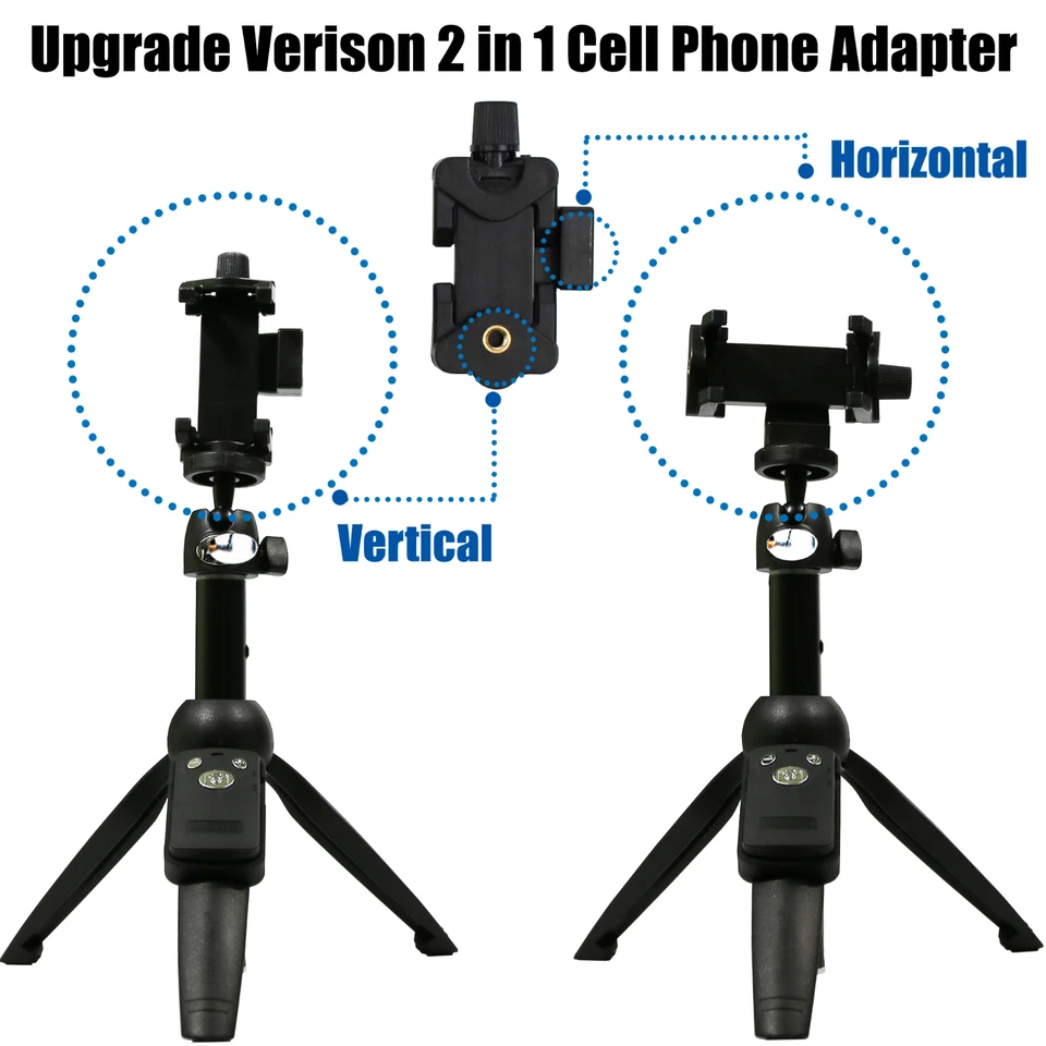 Selfie Stick Tripod Bluetooth, 40 Inch Professional High Quality All-In-One Trip - Image 3 of 4