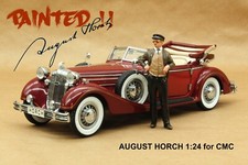 Figurine PEINTE en résine August Horch pour CMC MINICHAMPS AUTOART SUN STAR 1:24