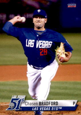 2016 Las Vegas 51s Choice #5 Chasen Bradford Henderson Nevada NV Baseball Card