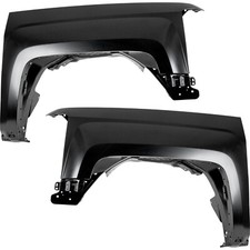 Pair Front Fenders For 2014-2019 Chevrolet Silverado 1500 2500 HD 3500 HD