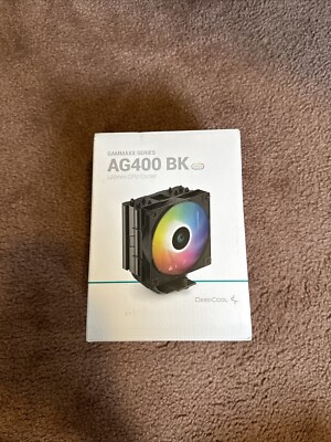 DEEP COOL GAMMAXX SERIES AG400 BK  120MM CPU COOLER ARGB