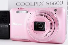 Nikon COOLPIX S6600 Pink 16.0MP Digital Camera Near Mint From Japan 2542