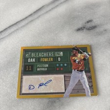 2019 Panini Donruss - Bleachers Inc. Dustin Fowler #BI-DF  Autograph Oakland A’s