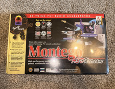 FACTORY SEALED Turtle Beach Montego A3D Xstream PCI Sound Card Aureal Vortex 2