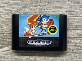 Sega Genesis 3 MK-1461 Console Bundle - w/Controller Cords + Sonic 2! Very Nice!